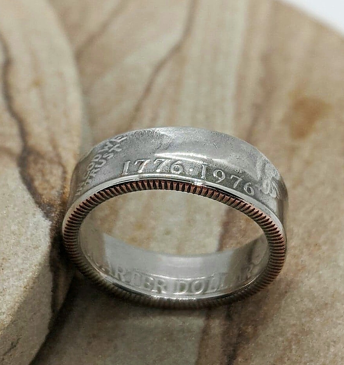 Bicentennial 1776-1976 Quarter Coin Ring - Unique Birthday or ...