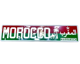 Prodotto marocchino Segno Wall Art Decorazioni artigianali con eleganza culturale e lettere arabe