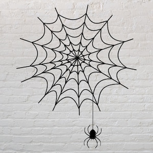 Spider Webb SVG, PNG, PDF, Dxf - Cut Files - Cricut - Halloween