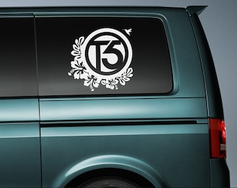 Large VW roundel Transporter T5 original tropical design
