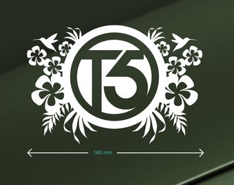 Transporter T5 original tropical design - Small 160mm wide