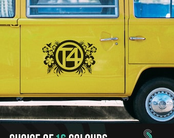 Large VW roundel Transporter T4 original tropical design