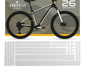 Clear Bike Frame Protection Stickers: Durable PVC, MTB & Road Bicycle Guard PPF
