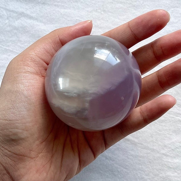 Lavender Pastel Fluorite Sphere