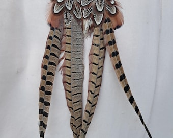 Bottes à glands en plumes de faisan