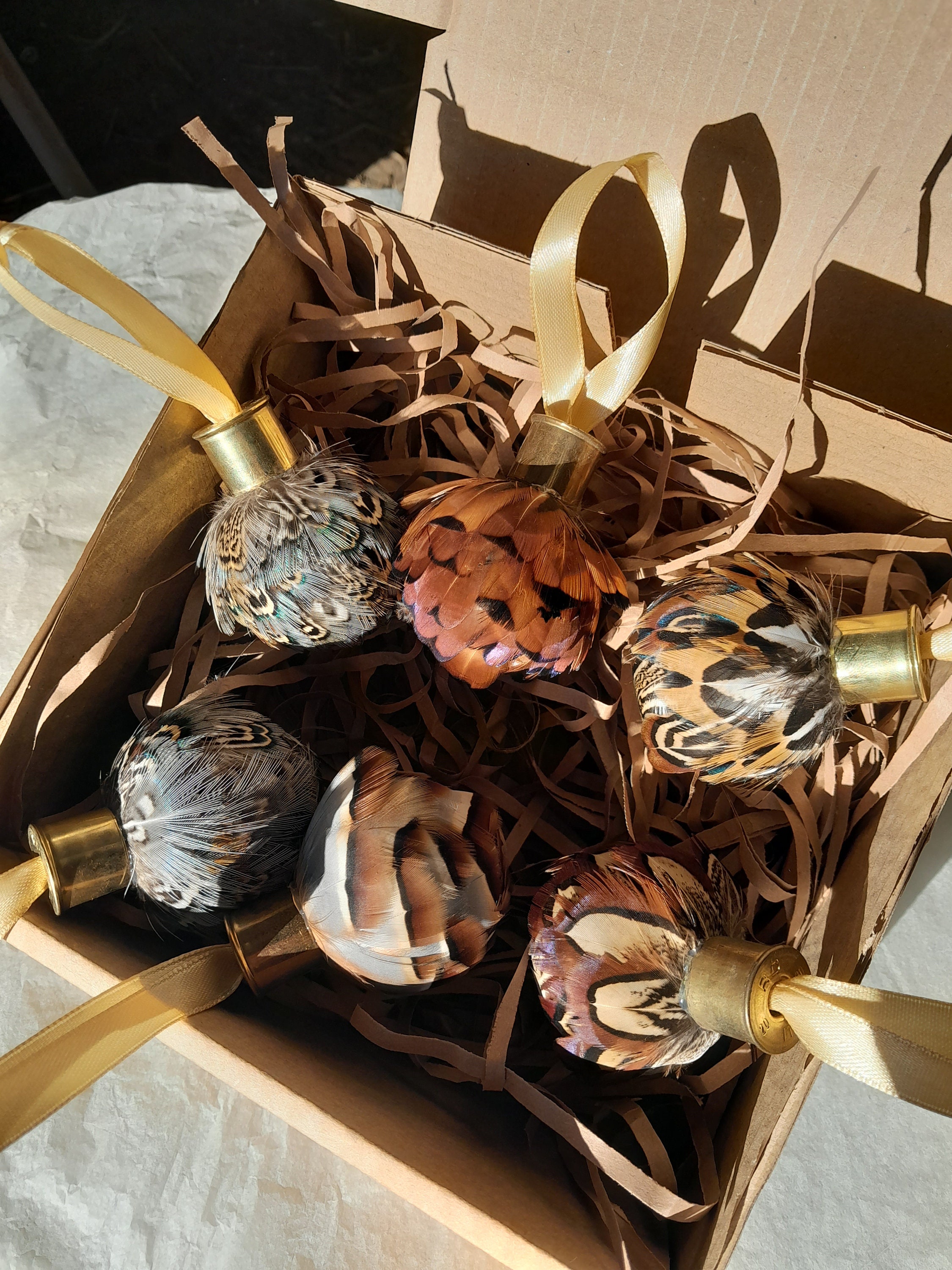 Feather baubles online