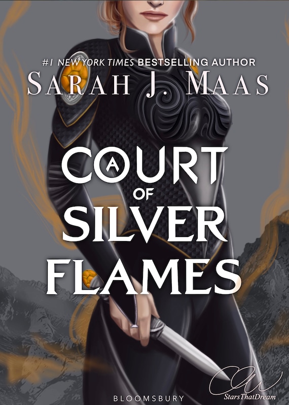 A court of silver flames mock cover print Etsy A court of silver flames mock cover print Etsy