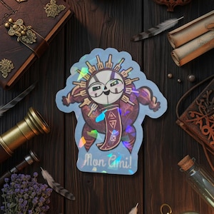Expedition 33 Chibi Esquie Inspired Art Vinyl Sticker - vinyl, laptop, hydroflask, scrapbooking, journal, video game, ipad, father&#39;s day
