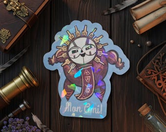 Expedition 33 Chibi Esquie Vinyl Sticker: Holographic Anime Art