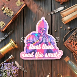Funny Smut sticker for Romantasy lovers - journal, laptop, vinyl, funny, Hydroflask, ipad