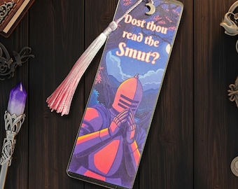 Funny Smut Bookmark: Spicy Book Quote for Romance Readers