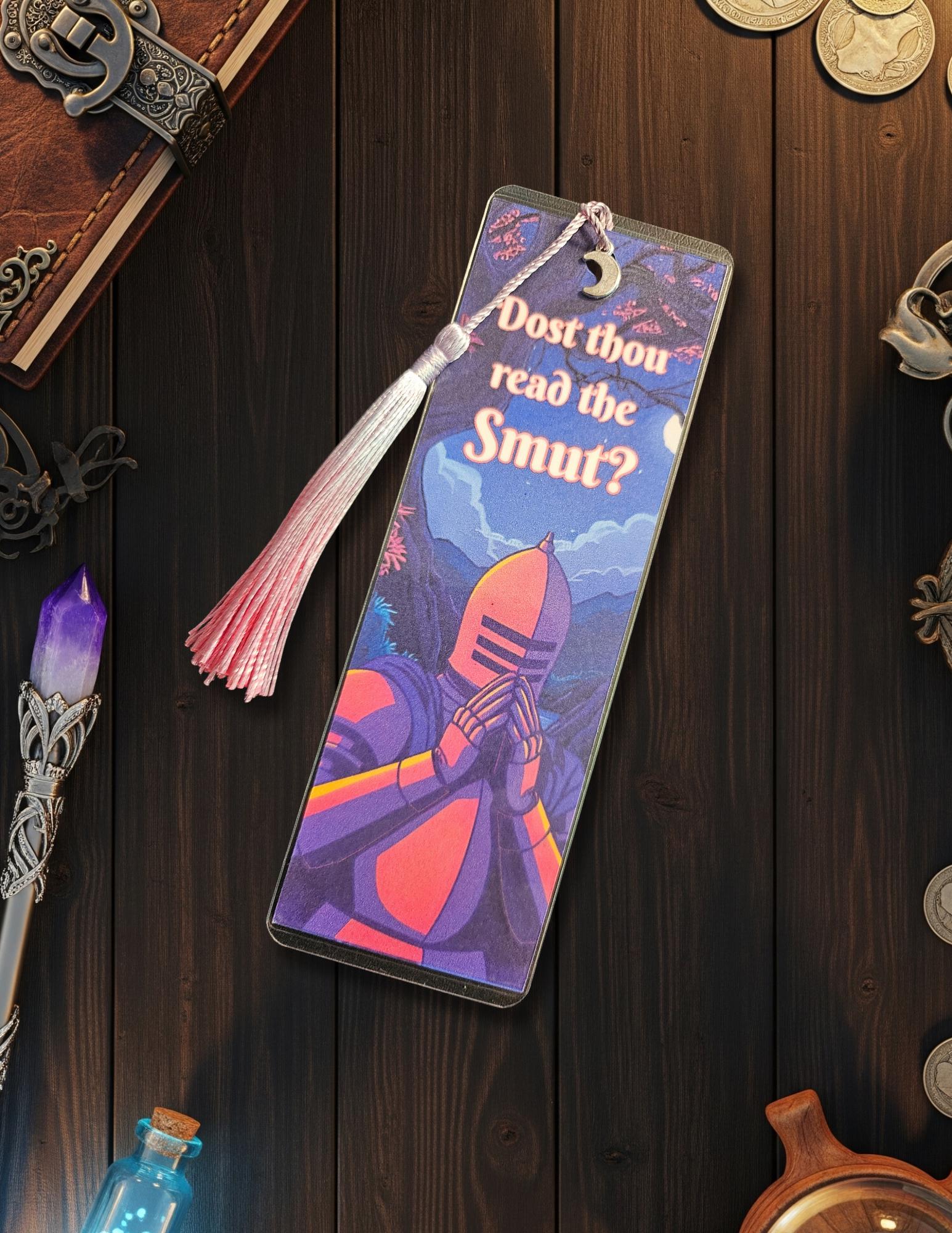 Funny Smut Bookmark | Spicy Book Quote Bookmark | Romance Reader Gift, Bookish Humor, BookTok Merch, Spicy Reading Accessory,Book Lover Gift