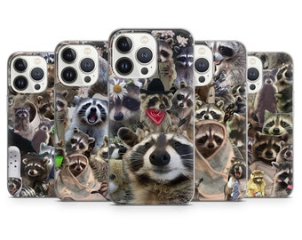 Funny Raccoon Phone Case -  Trash Panda Meme Cover for iPhone, Samsung and Google Pixel