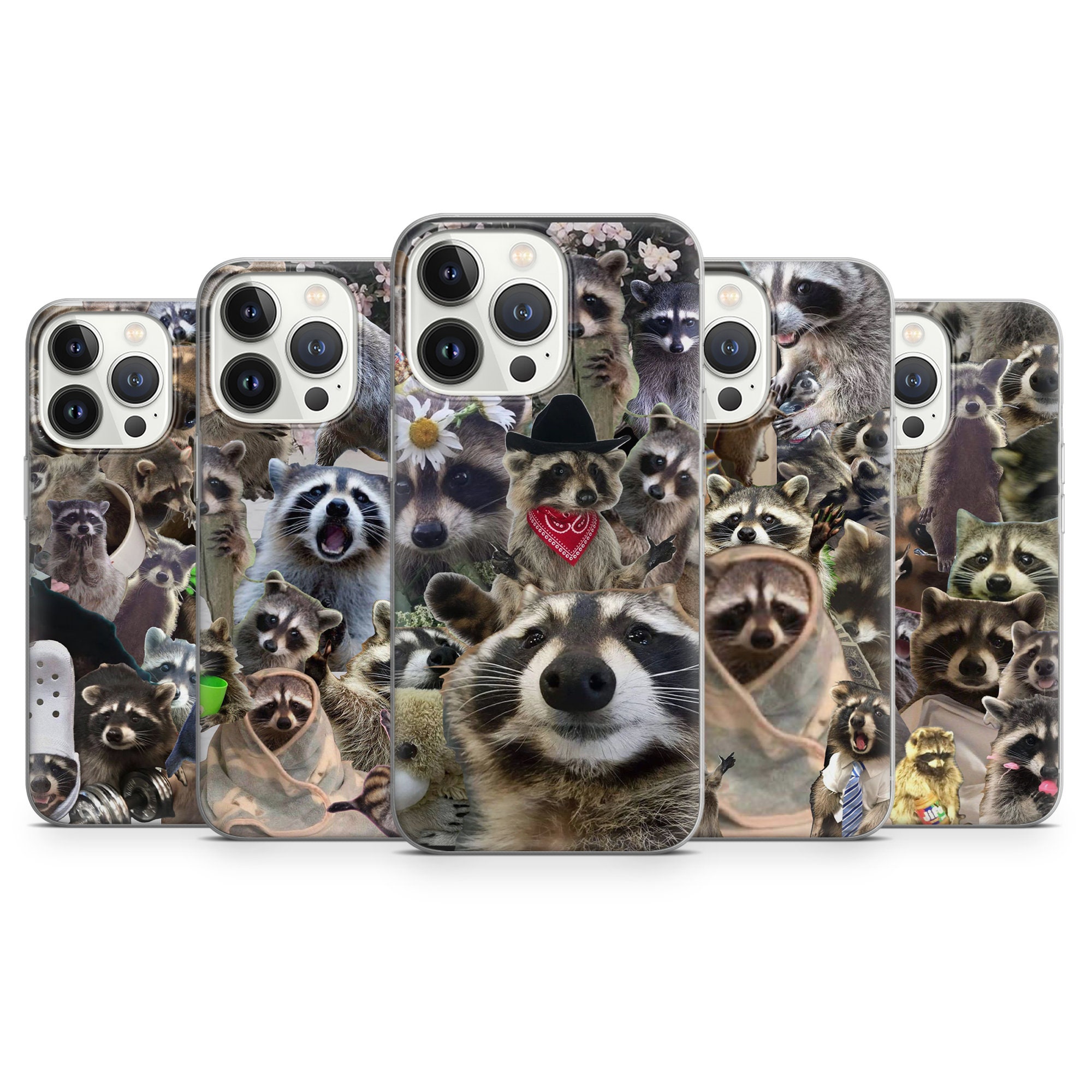 Funny Raccoon Phone Case - Trash Panda Meme Cover for Iphone