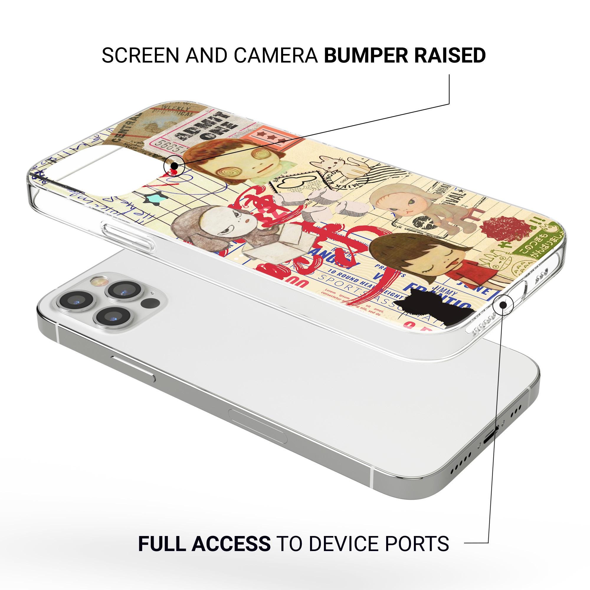 奈良美智のスマホケース - 抽象日本アート iPhone 用ギフト カバー