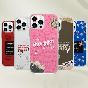 Swift Phone Case - 1989 Taylor Folklore Song Lyrics Cover for iPhone, Samsung and Google Pixel