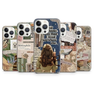 Book Lover Phone Case -  Aesthetic Art Cover for iPhone, Samsung and Google Pixel
