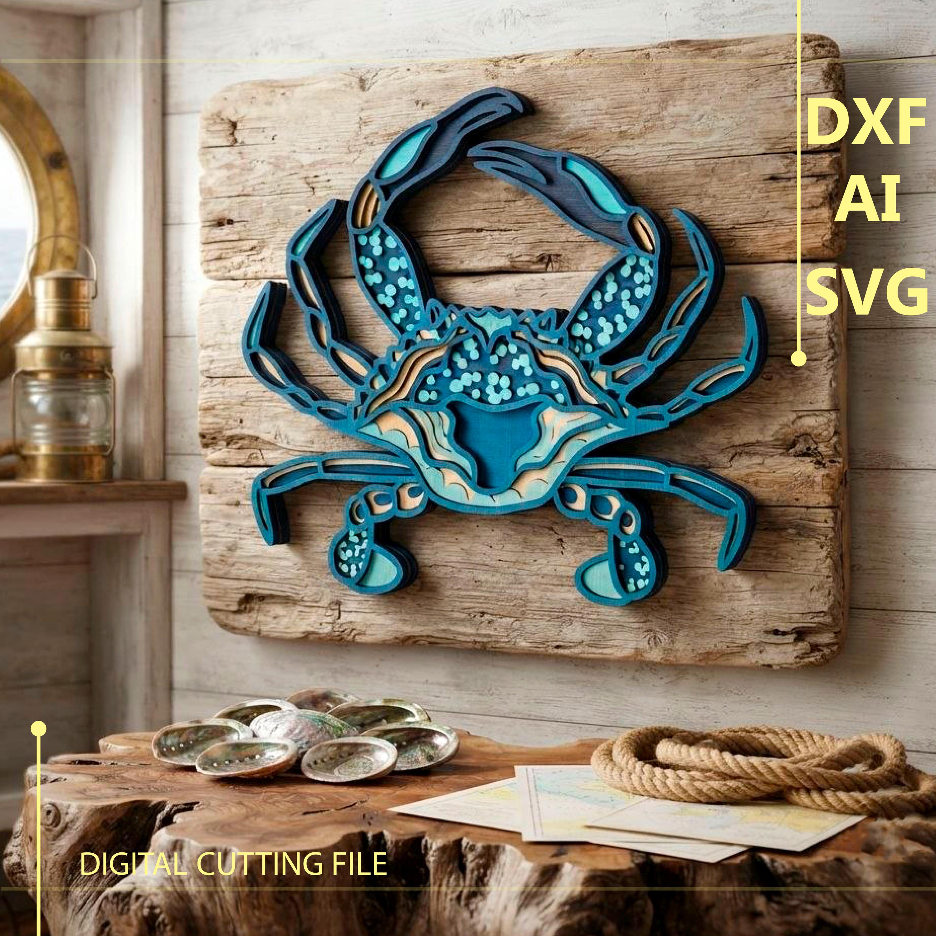 Acrylic crab art - Etsy 日本