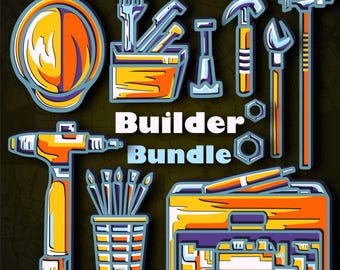Bundle Builder Multilayer SVG. CNC. Cricut. Paper cutting. Laser cut file. 3D layer. Glowforge.