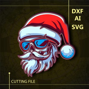 Santa Multilayer SVG/ Santa CNC file/ Cricut file / Cutting file svg/ Paper cut/ Laser cut file/  3D layer