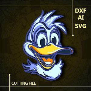 Duck Multilayer SVG/ Duck CNC file/ Cricut file / Cutting file svg/ Paper cut/ Laser cut file/ 3D layer