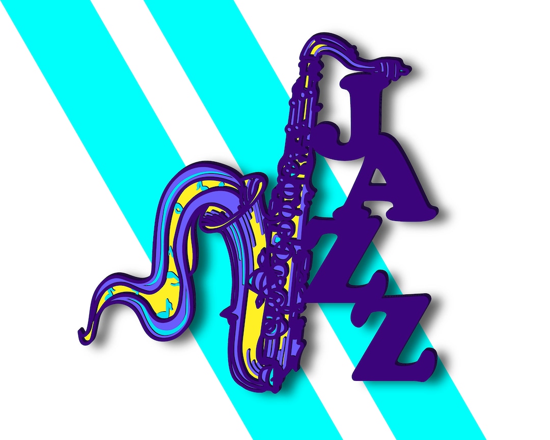 Jazz Mandala SVG/ Jazz CNC/ Multilayer Svg/ Cutting File Svg/ Paper Cut