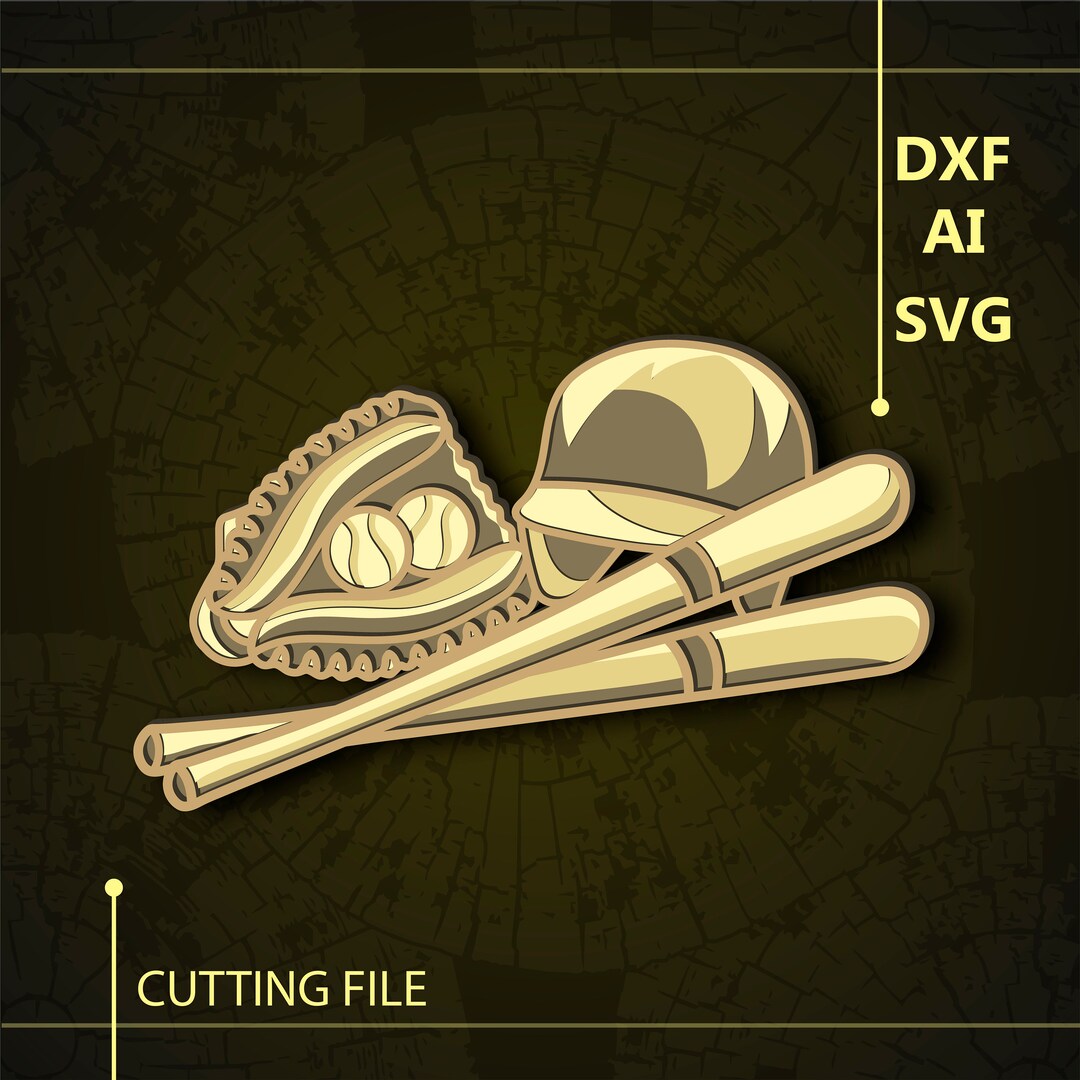 Baseball Multilayer SVG. CNC. Cricut. Paper Cutting. Laser Cut File. 3D ...