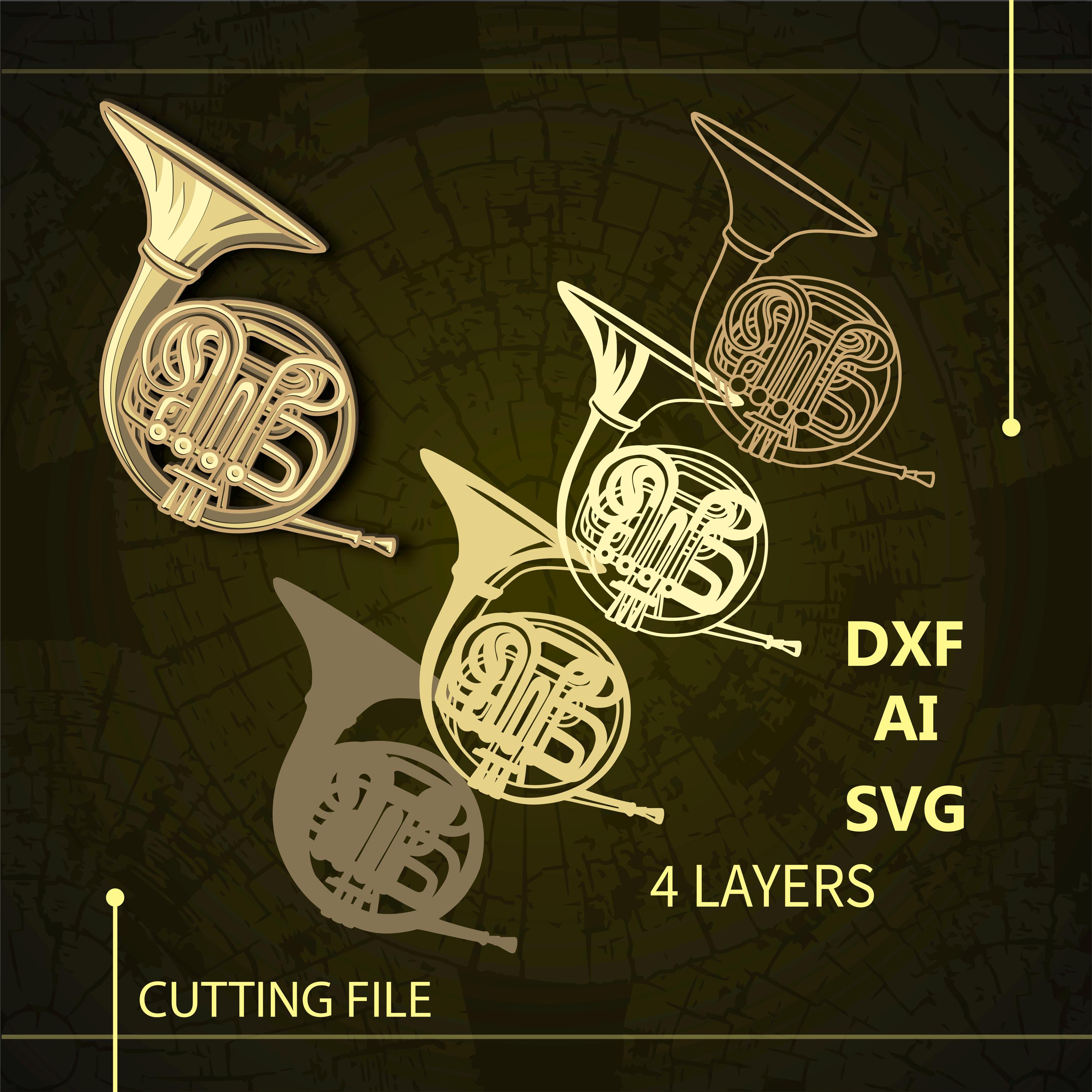 Bundle Musical Instruments Multilayer SVG. CNC. Cricut. Paper Cutting ...