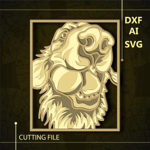 Labrador Dog Multilayer SVG/ Labrador Dog CNC file/ Cricut file / Cutting file svg/ Paper cut/ Laser cut file/ 3D layer