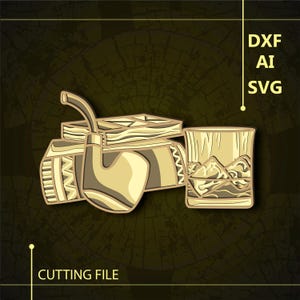 Pipe Multilayer SVG/ Pipe CNC file/ Cricut file / Cutting file svg/ Paper cut/ Laser cut file/ 3D layer