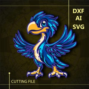 Bird Multilayer SVG/ Bird CNC file/ Multilayer svg/ Cutting file svg/ Paper cut/ Laser cut file/ 3D layer