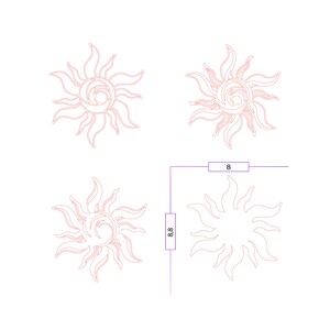 Sun Multilayer SVG. CNC. Cricut. Paper Cutting. Laser Cut File. 3D ...