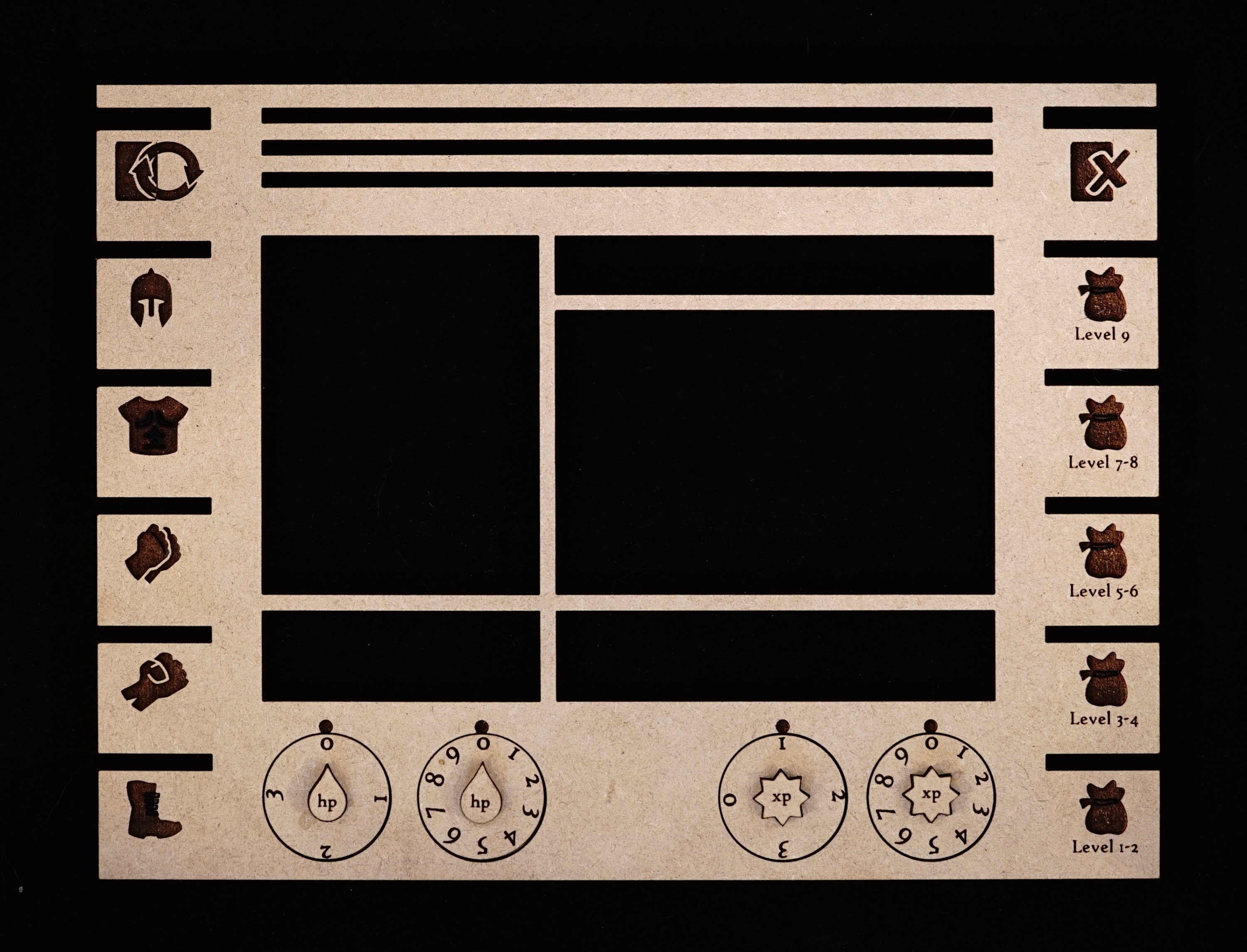 Gloomhaven Player Dashboard With XP and Health Trackers - Etsy