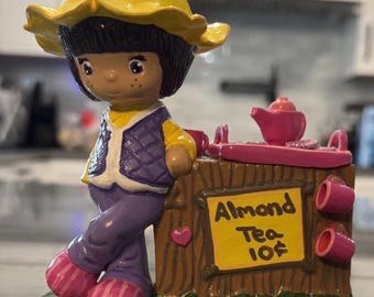 Almond Tea from 1980s Strawberry Shortcake altered from a precious moment figurine