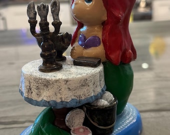 Ariel from the Little Mermaid altered from a precious moment figurine