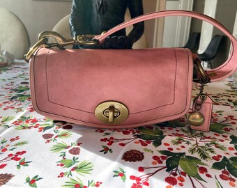 vintage pink coach purse