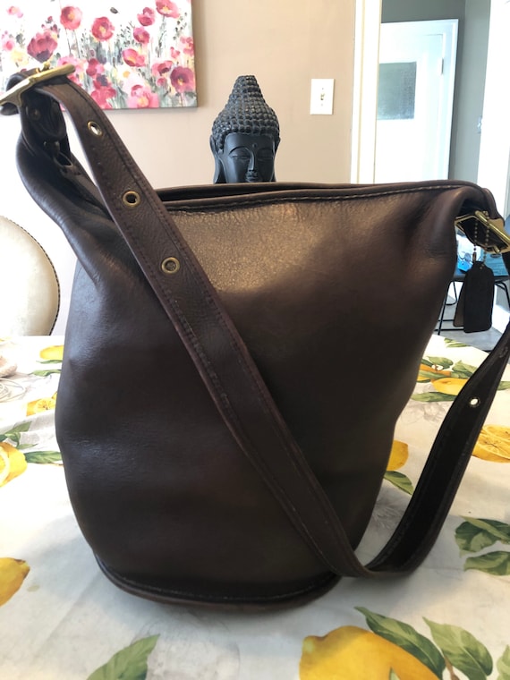 Coach Vintage EUC Duffle/Feedsack in Mahogany Brow