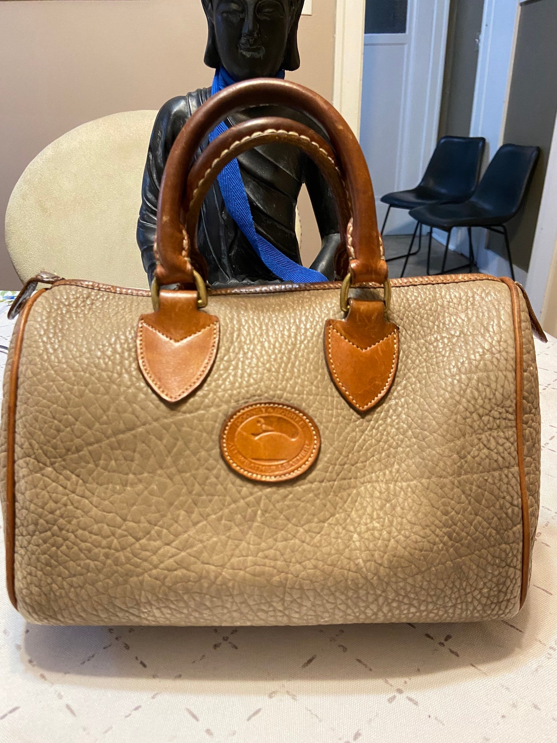 Dooney and Bourke Vintage Tan Speedy Bag Etsy