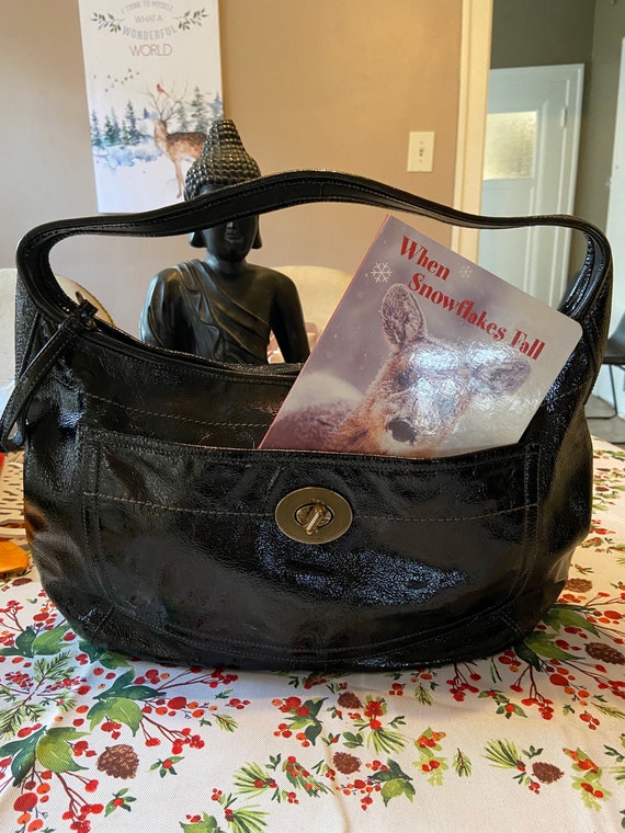 Coach Vintage EUC Patent Leather Ergo Shoulder Bag