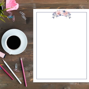 Papelería Bouquet / IMPRIME TU PROPIO / Copia Digital / Descarga Instantánea