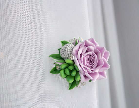 Lilac flower 2024 hair accessories