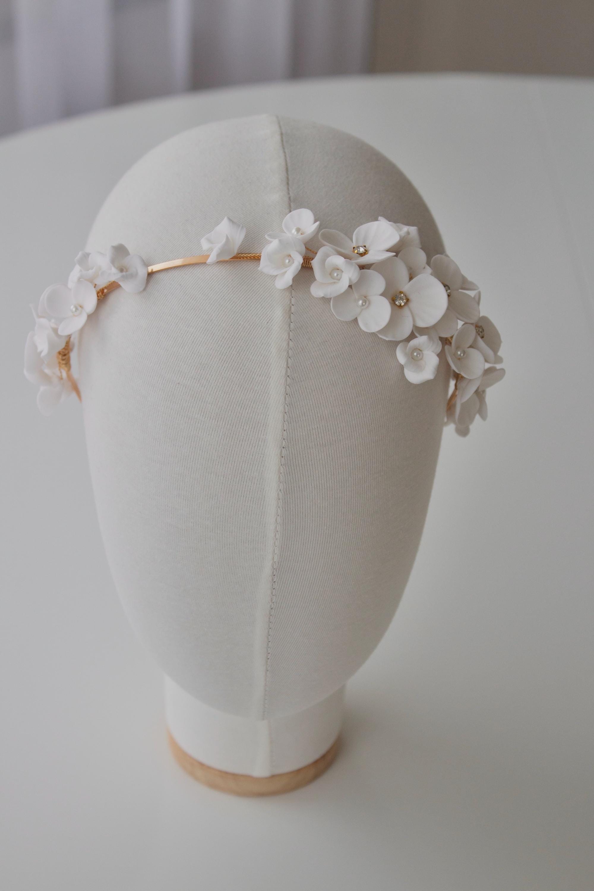 Porcelain Flower Crown - Etsy