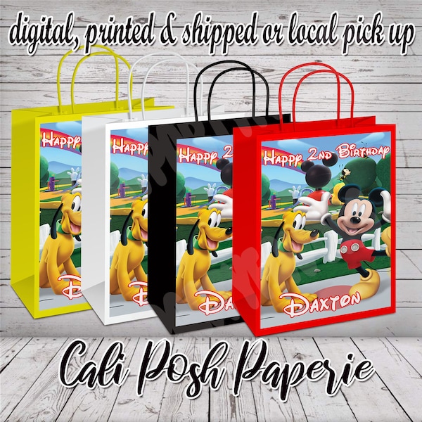 Mickey Treat Bags - Etsy