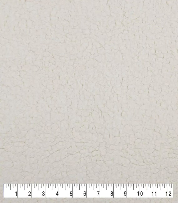 Luxury Faux Fur Sherpa Fabric Ivory Etsy
