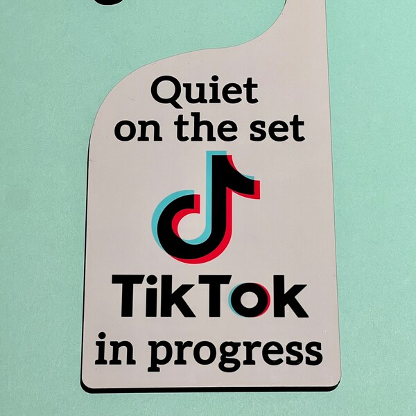 Tik Tok Sign Etsy