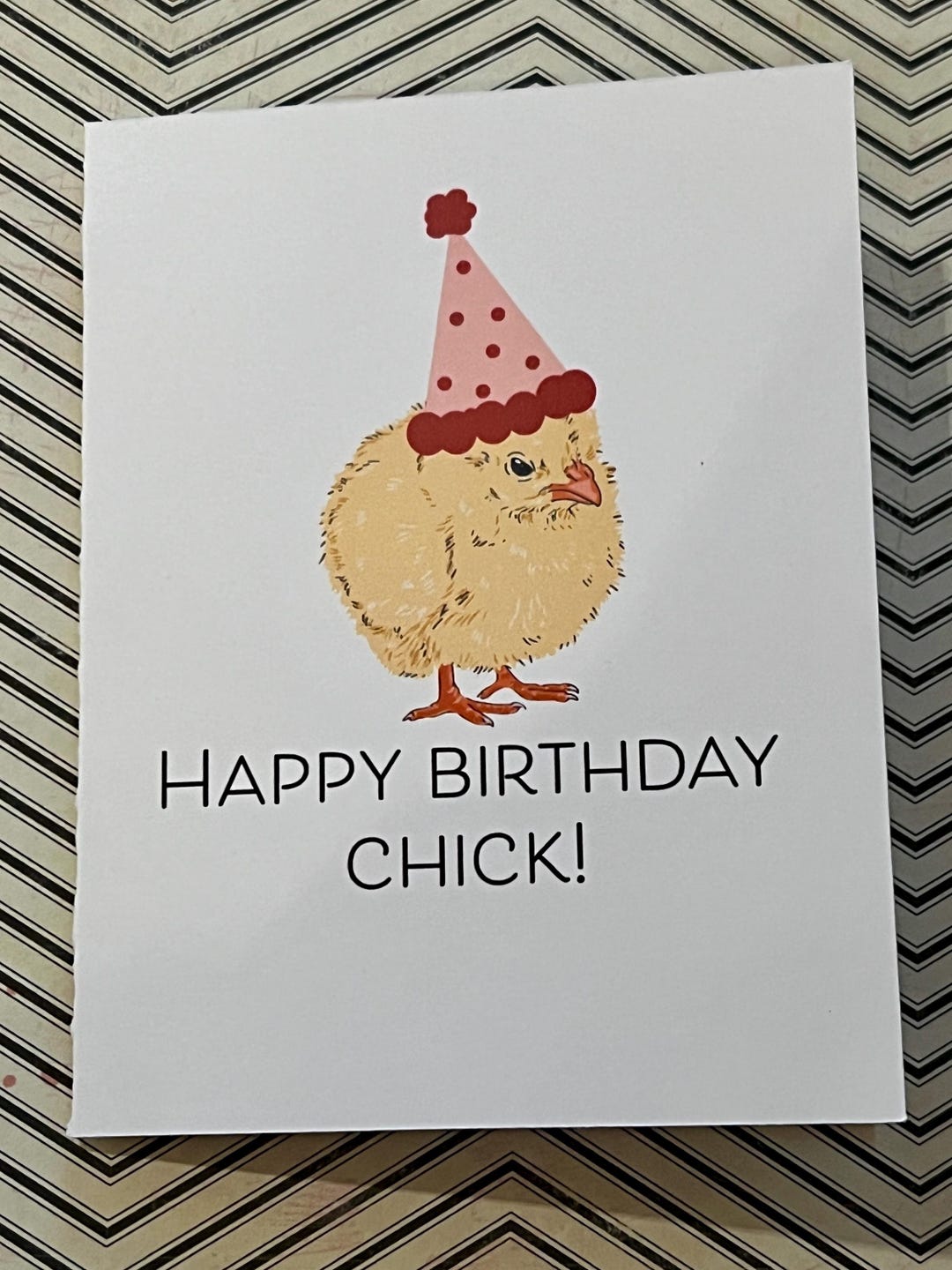 Happy Birthday Chick Card, Funny Cards for Her, Friend Birthday Cards ...