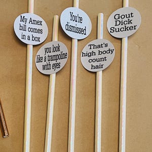 Salt Lake City Housewives fun party straws, RHOSLC, Housewives straws, Housewives of Salt Lake City Party, Bravo , Housewives Party Gout Dick Sucker