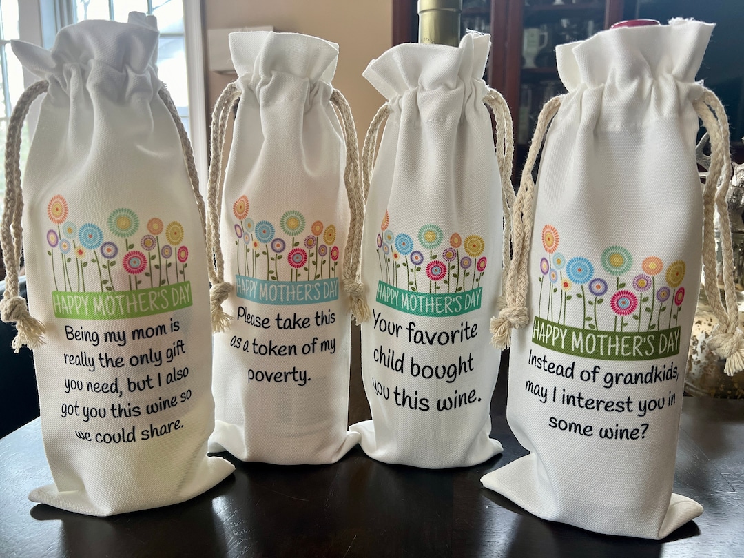 Funny Mother's Day Wine Bag: Sarcastic Wine Gift - Etsy