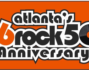 NEW! 96rock 50th Anniversary Sticker! Two for 4.96.