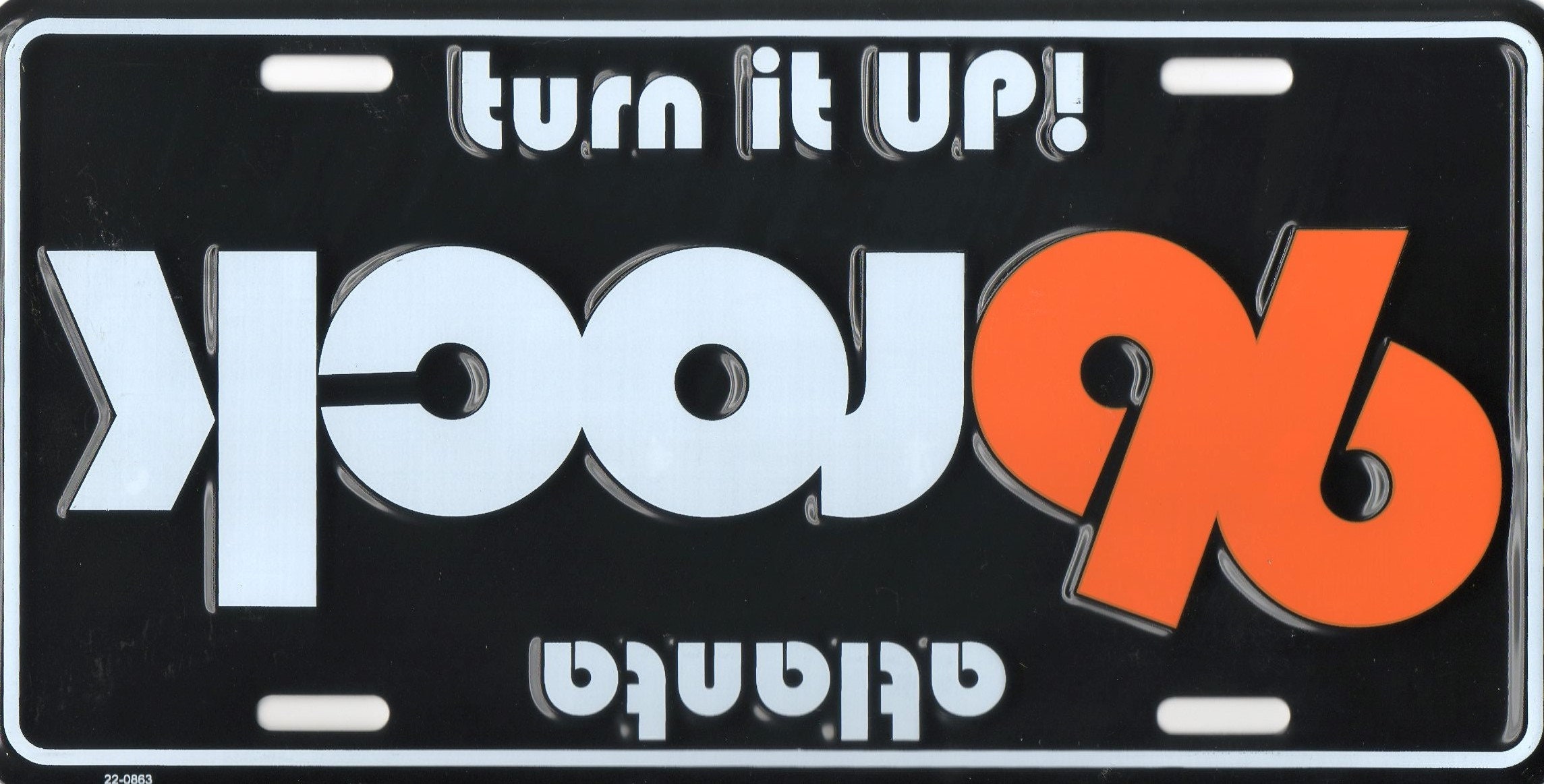 New Exclusive Turn It UP! in BLACK 96rock Tag Offered by Willard